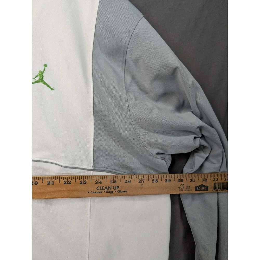 Jordan Flight Mens Track Jacket White Grey Green 3XL F6HON 139545